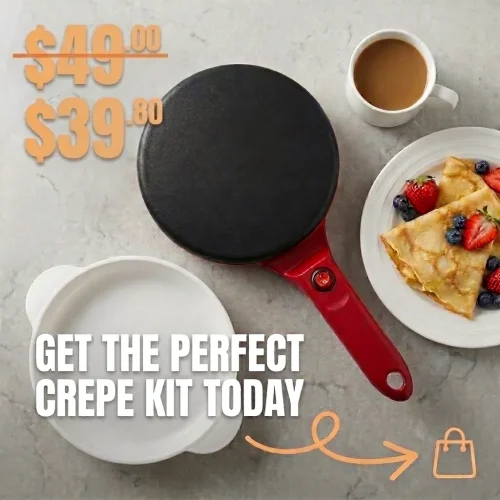 ⏱️ 20 Seconds Perfect CrepeMaker